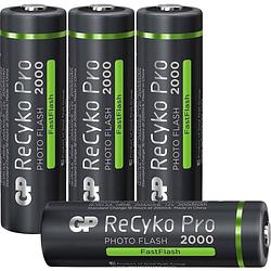 Foto van Gp recycko pro foto oplaadbare batterij 4x aa 2000mah
