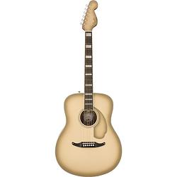 Foto van Fender limited edition california vintage palomino antigua elektrisch-akoestische westerngitaar met koffer