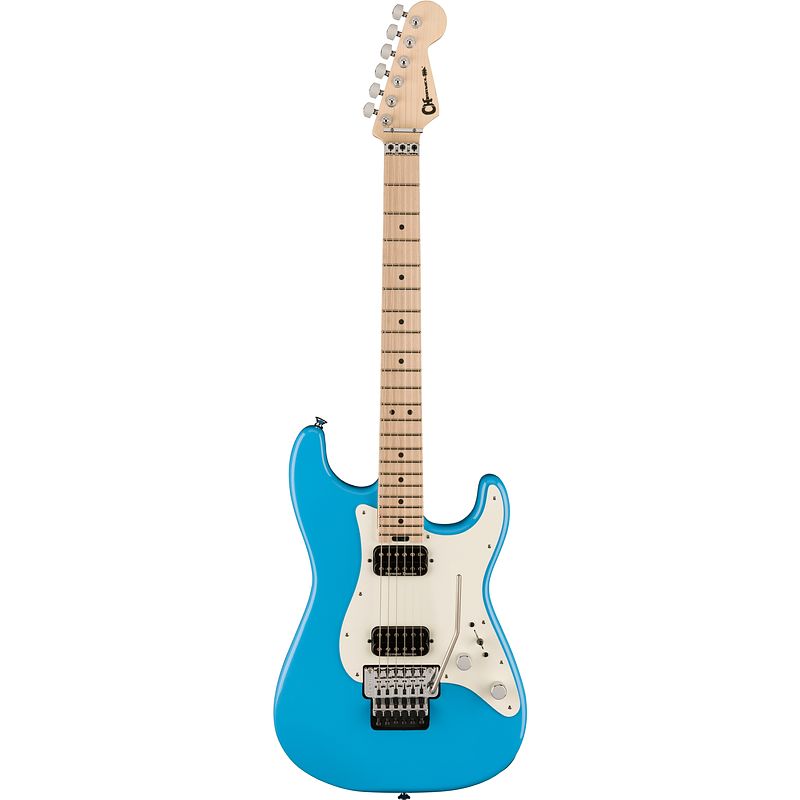 Foto van Charvel pro-mod so-cal style 1 hh fr m, maple infinity blue elektrische gitaar