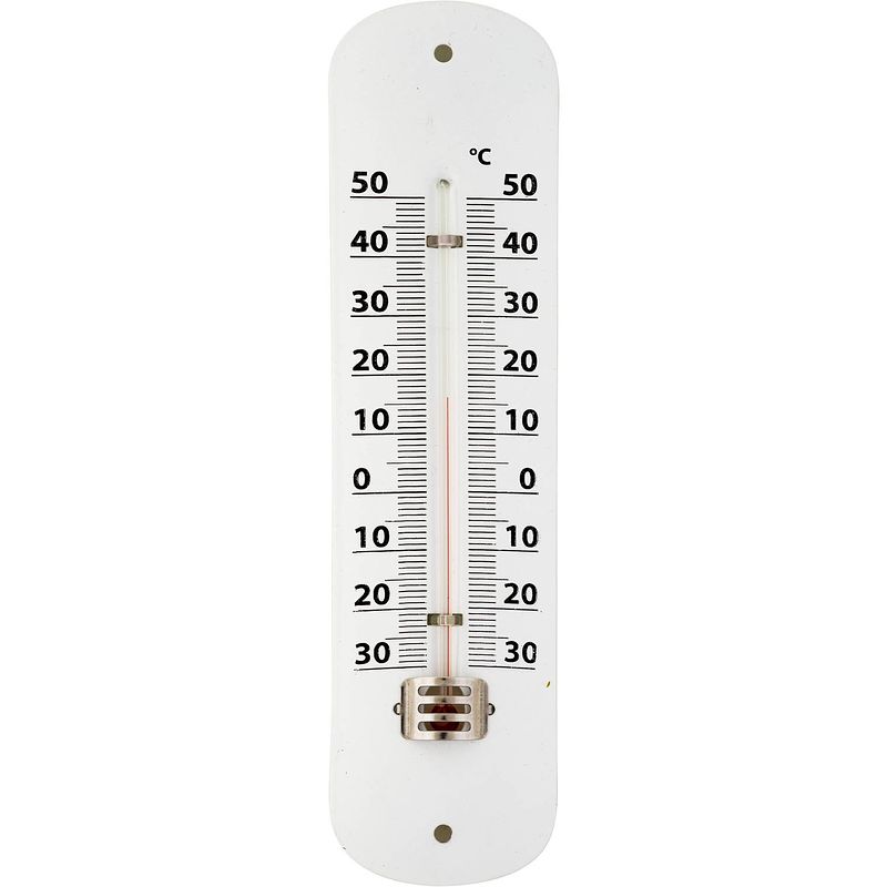 Foto van Thermometer wit voor binnen en buiten - buitenthermometers