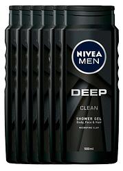 Foto van Nivea men deep clean shower gel voordeelverpakking
