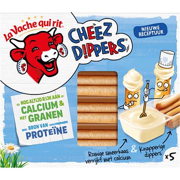 Foto van La vache qui rit cheez dippers 5pack bij jumbo