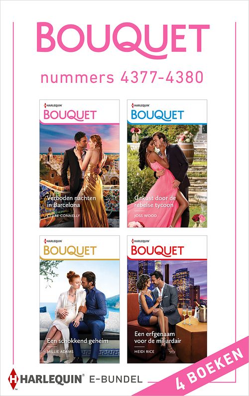 Foto van Bouquet e-bundel nummers 4377 - 4380 - clare connelly - ebook (9789402557824)