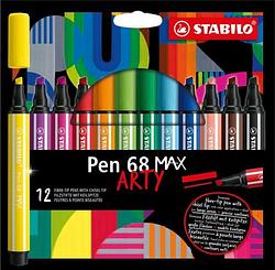 Foto van Stabilo pen 68 max, arty etui 12 kleuren