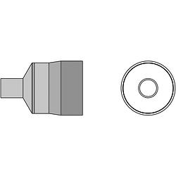 Foto van Weller t0058768744 hetelucht mondstuk heteluchtmondstuk grootte soldeerpunt 7 mm inhoud: 1 stuk(s)