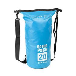 Foto van Waterdichte tas ocean pack 20l - waterproof dry bag sack - schoudertas