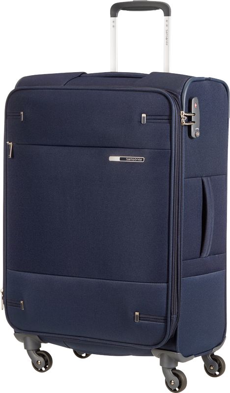 Foto van Samsonite base boost expandable spinner 66cm navy blue