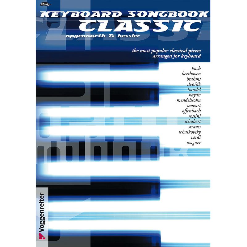 Foto van Voggenreiter keyboard songbook classic english edition