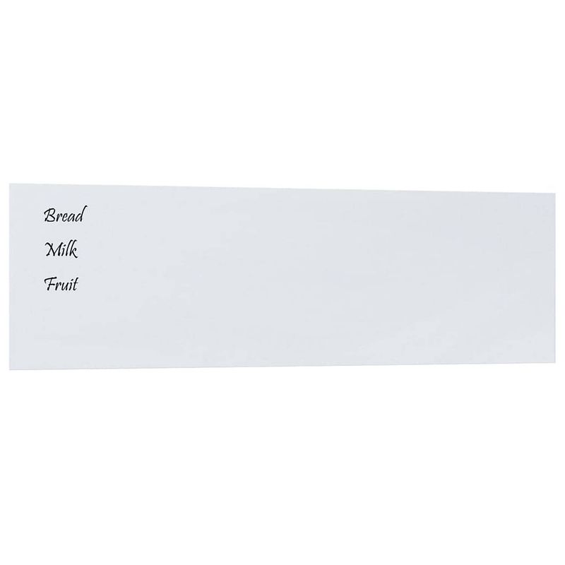 Foto van Vidaxl magneetbord voor aan de wand 100x30 cm gehard glas wit