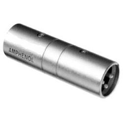 Foto van Amphenol amphenol xlr-adapter xlr-stekker - xlr-stekker aantal polen: 3 inhoud: 1 stuk(s)