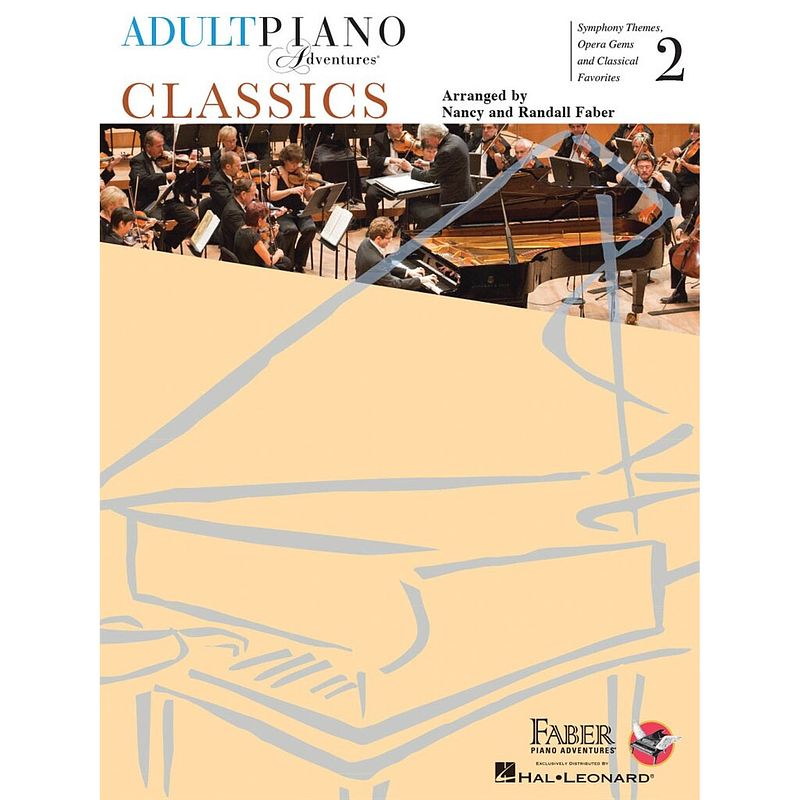 Foto van Hal leonard adult piano adventures - classics book 2 symphony themes, opera gems and classical favorites