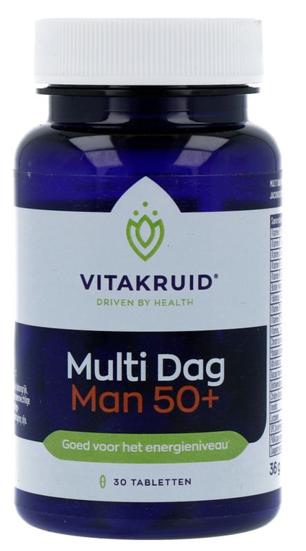 Foto van Vitakruid multi dag man 50+ tabletten