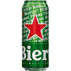 Foto van Heineken premium pilsener bier blik 50cl bij jumbo
