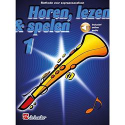 Foto van De haske horen, lezen & spelen 1 sopraansaxofoon lesboek