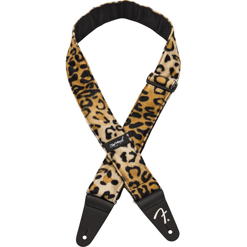 Foto van Fender joe strummer strap leopard signature gitaarband