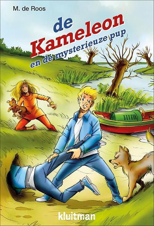 Foto van De kameleon en de mysterieuze pup - m. de roos - hardcover (9789020677263)