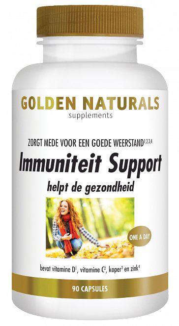 Foto van Golden naturals immuniteit support capsules