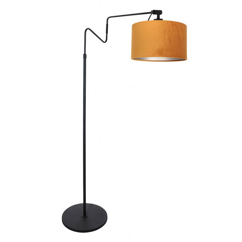 Foto van Steinhauer linstrøm vloerlamp -- goud en zwart