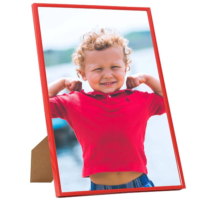 Foto van The living store fotolijsten - pvc/mdf/ps - 50x60 cm - rood