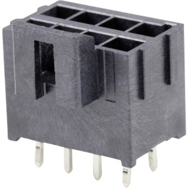 Foto van Molex 1722981108 female header, inbouw (standaard) totaal aantal polen 8 rastermaat: 3.5 mm 100 stuk(s) tray