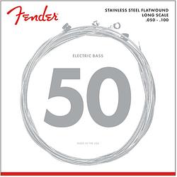 Foto van Fender 9050ml stainless 9050's stainless steel flatwound snaren voor elektrische bas