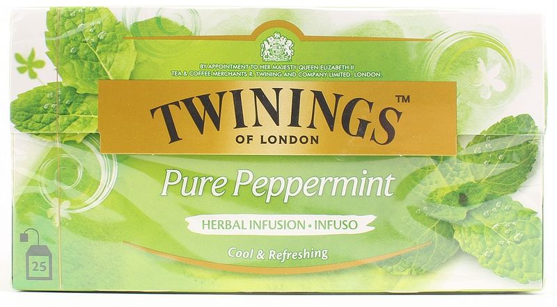 Foto van Twinings pure peppermint thee