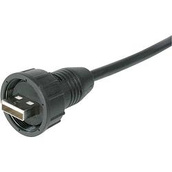 Foto van Usb-stekkeraansluiting 2.0 - ip67 stekker, recht tc-a-kab-usba-ms-1m-203 usb a-stekker met 1m kabel 1586511 tru components 1 stuk(s)