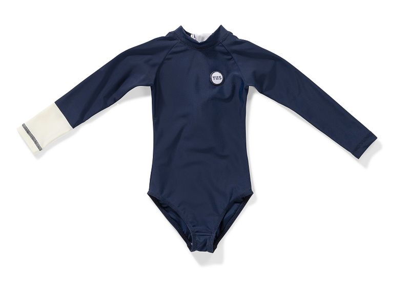 Foto van Tenue soleil uv swimsuit blauw 10-12 jaar