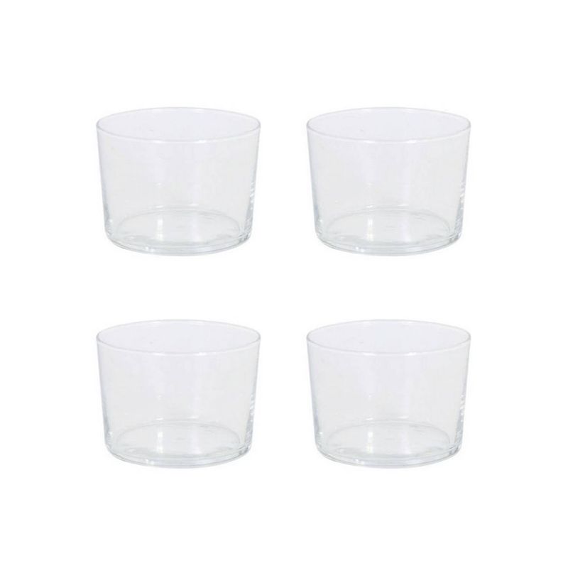 Foto van Orange85 kleine glazen - 230 ml - set van 4 - drinkglazen - transparant