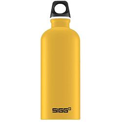 Foto van Sigg waterfles traveller touch 600 ml 21,5 cm aluminium geel