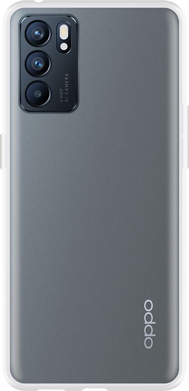 Foto van Just in case soft oppo reno6 back cover transparant