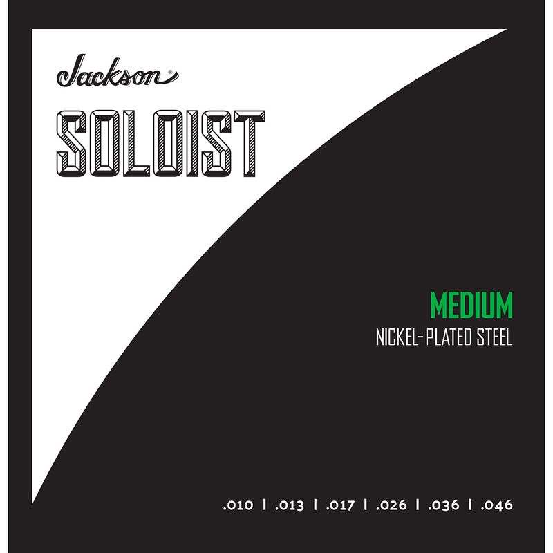 Foto van Jackson soloist strings medium .010-.046 snarenset voor elektrische gitaar