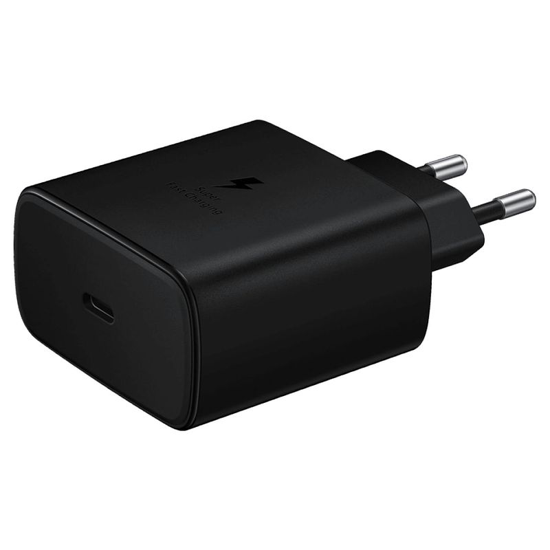 Foto van Samsung usb-c adapter 45w ep-ta845 zwart zonder kabel