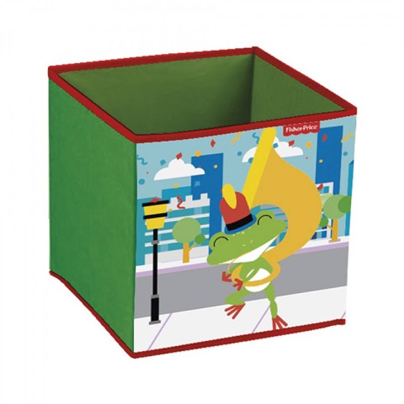 Foto van Fisher-price opbergbox kikker 31 x 31 x 31 cm groen