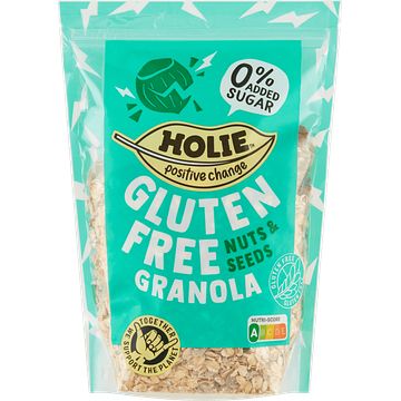 Foto van Holie gluten free nuts & seeds granola 350g bij jumbo