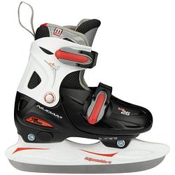 Foto van Nijdam schaats ijshockey - verstelbaar - maat 38-39-40-41 - zwart / rood