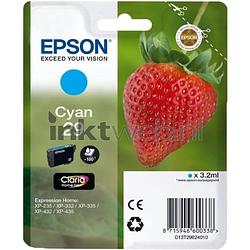 Foto van Epson 29 cyaan cartridge