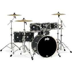Foto van Pdp drums pd807480 concept maple satin black 7d. drumstel