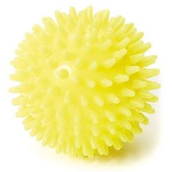 Foto van Wonder core spiky massage bal - geel - 8 cm