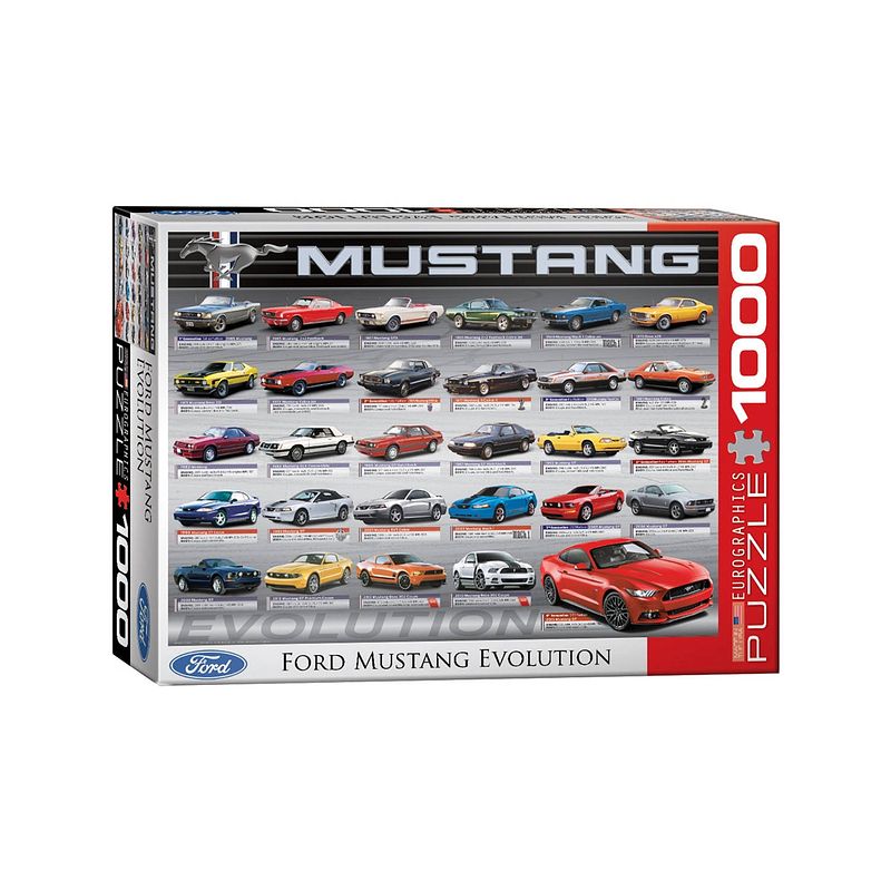 Foto van Eurographics puzzel ford mustang evolution - 1000 stukjes