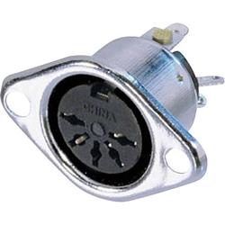 Foto van Neutrik nys325 din-connector flensbus, contacten recht aantal polen: 5 zilver 1 stuk(s)