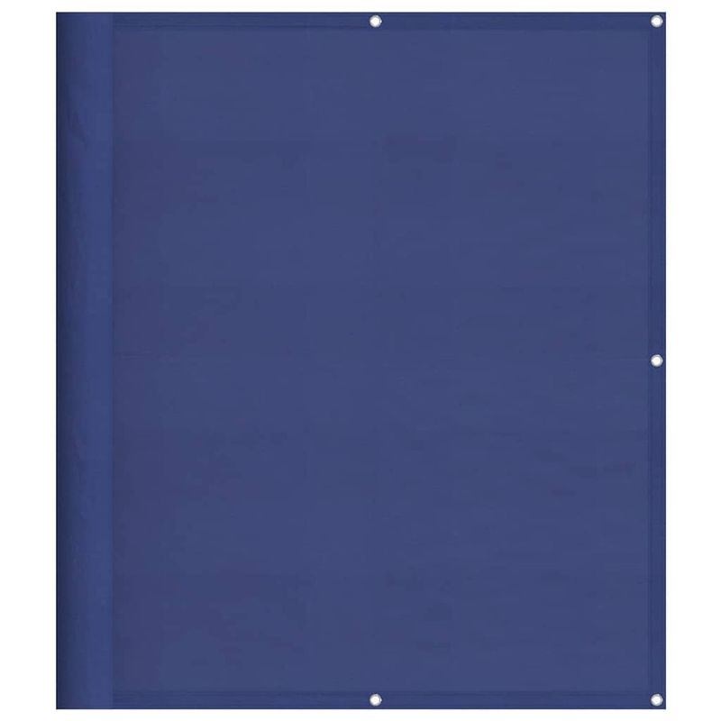 Foto van Vidaxl balkonscherm 120x800 cm 100% oxford polyester blauw