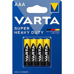 Foto van Varta superlife aaa-batterijen 4 stuks