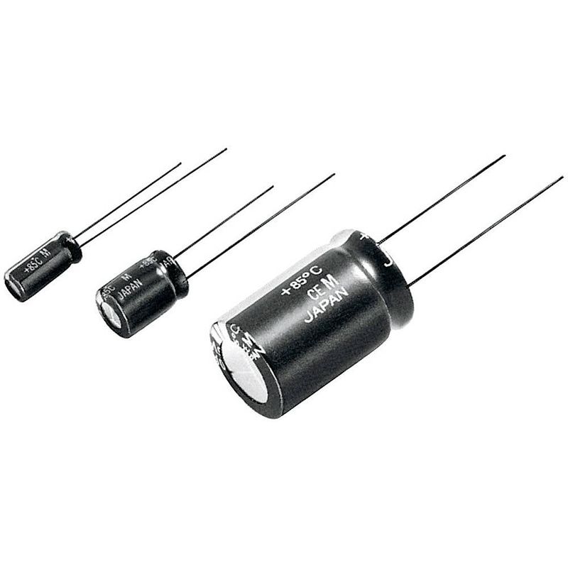 Foto van Panasonic eca1vm332 elektrolytische condensator radiaal bedraad 7.5 mm 3300 µf 35 v 20 % (ø x l) 16 mm x 31.5 mm 1 stuk(s)