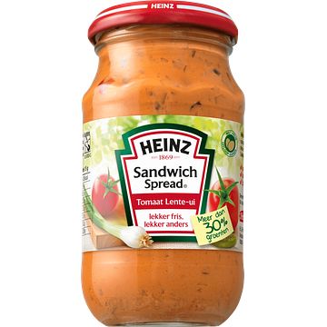 Foto van Heinz sandwich spread tomaatlente ui 300g bij jumbo