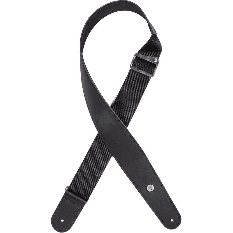 Foto van D'saddario hybrid leather guitar strap gitaarband