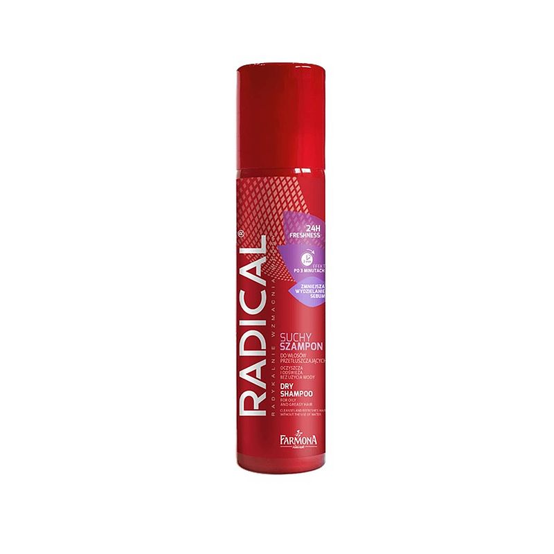 Foto van Radical dry shampoo droogshampoo voor vet haar 180ml