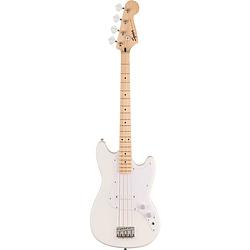 Foto van Squier sonic bronco bass mn arctic white elektrische basgitaar