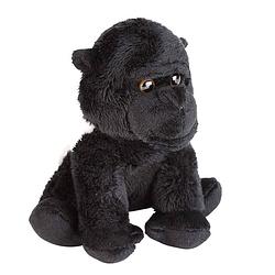 Foto van Pluche knuffel dieren gorilla aap 15 cm - knuffeldier