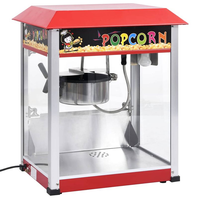 Foto van Vidaxl popcornmaker met teflonpan 1400 w